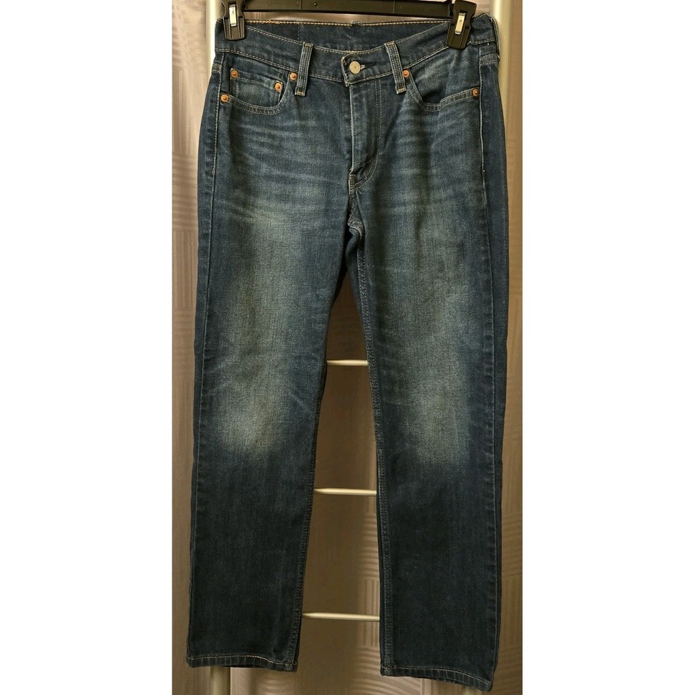 Levis 514 Jeans Mens 29x30 (Fits 29x28) Blue Denim Straight Medium